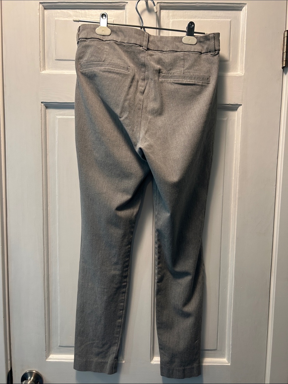 Light Gray High Rise Pixie Pants - Picture 3 of 3